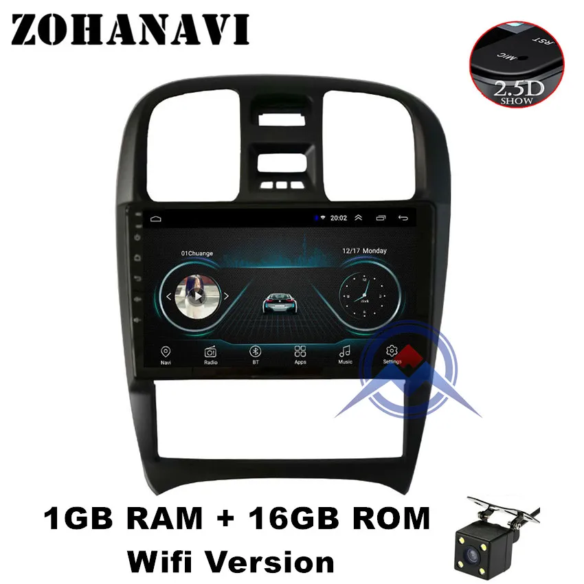 Radio CAM 1G 16G ZOHANAVI 9 дюймов 2.5D Android 9,0 автомобильный DVD gps для hyundai Sanat EF Tagaz 2007 2004-2009 Автомобильный Радио стерео Мультимедийный плеер wifi - Цвет: Radio CAM 1G 16G