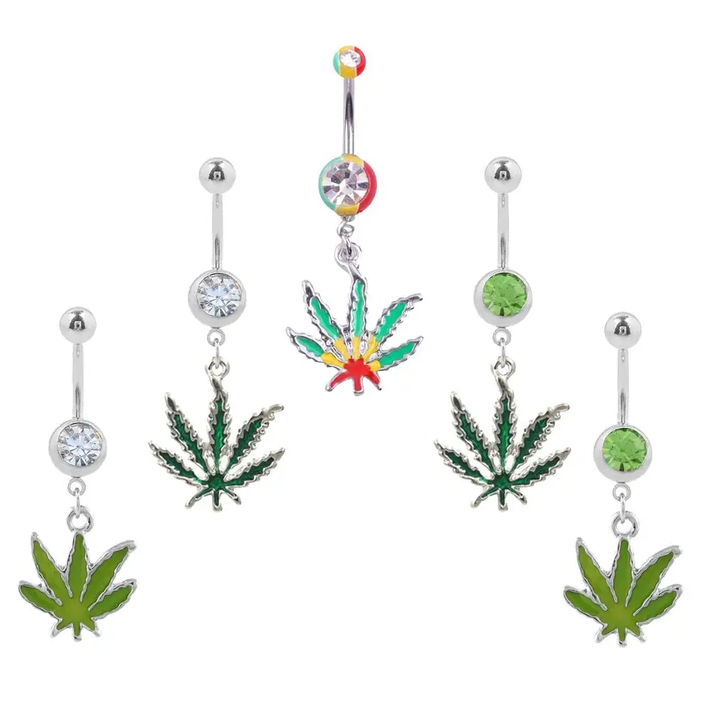 

Пирсинг женский в виде листьев, 14 г, 1 шт.