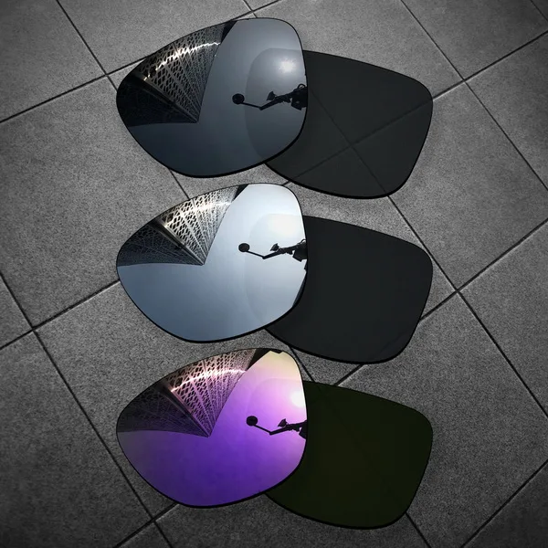 Black-Chrome-Violet Vonxyz несколько вариантов поляризованные Сменные линзы для солнцезащитных очков - Цвет линз: Black-Chrome-Violet