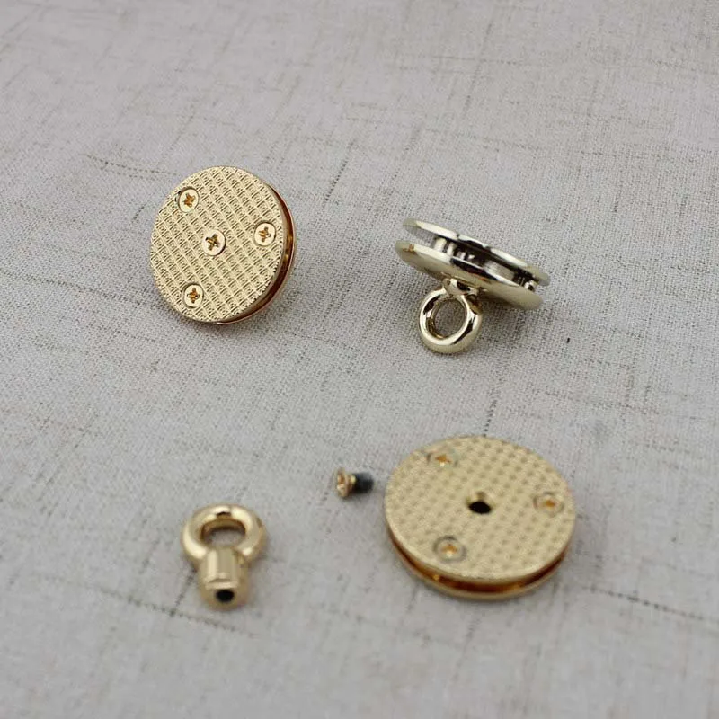 Круглые глазки с винтами 4 шт. плоские круглые для багажа фурнитура аксессуары