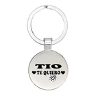 Брелок Tio Te Quiero, бестселлер, кольцо для ключей с надписью, мужское ювелирное изделие, подходящее для прямых продаж дяди