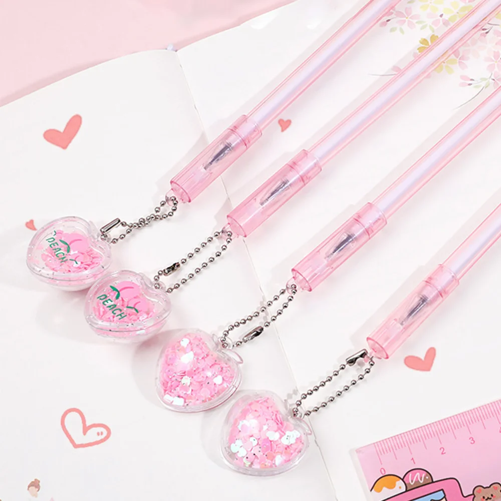 

7 Pcs Creative Pen Students Sign Pen Adorable Rollerball Pen with Pendant