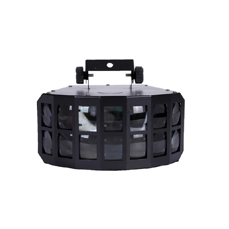 New Arrived LED Double-Layer Butterfly Light With Laser Effect DMX Control For Disco Dj Pub Wedding Party Stage | Лампы и освещение