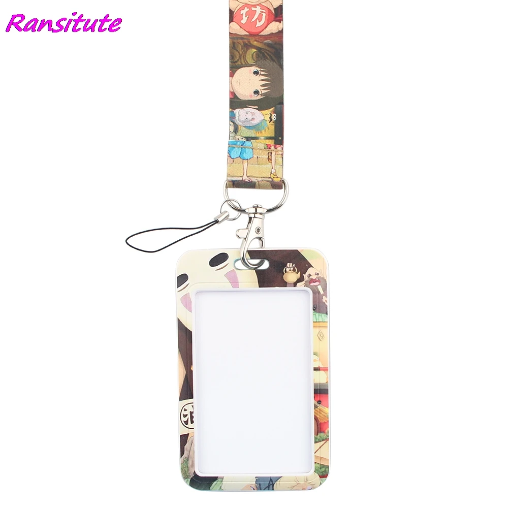 Креативный шнурок Ransitute R1487 с изображением девушки из аниме держатель для карт