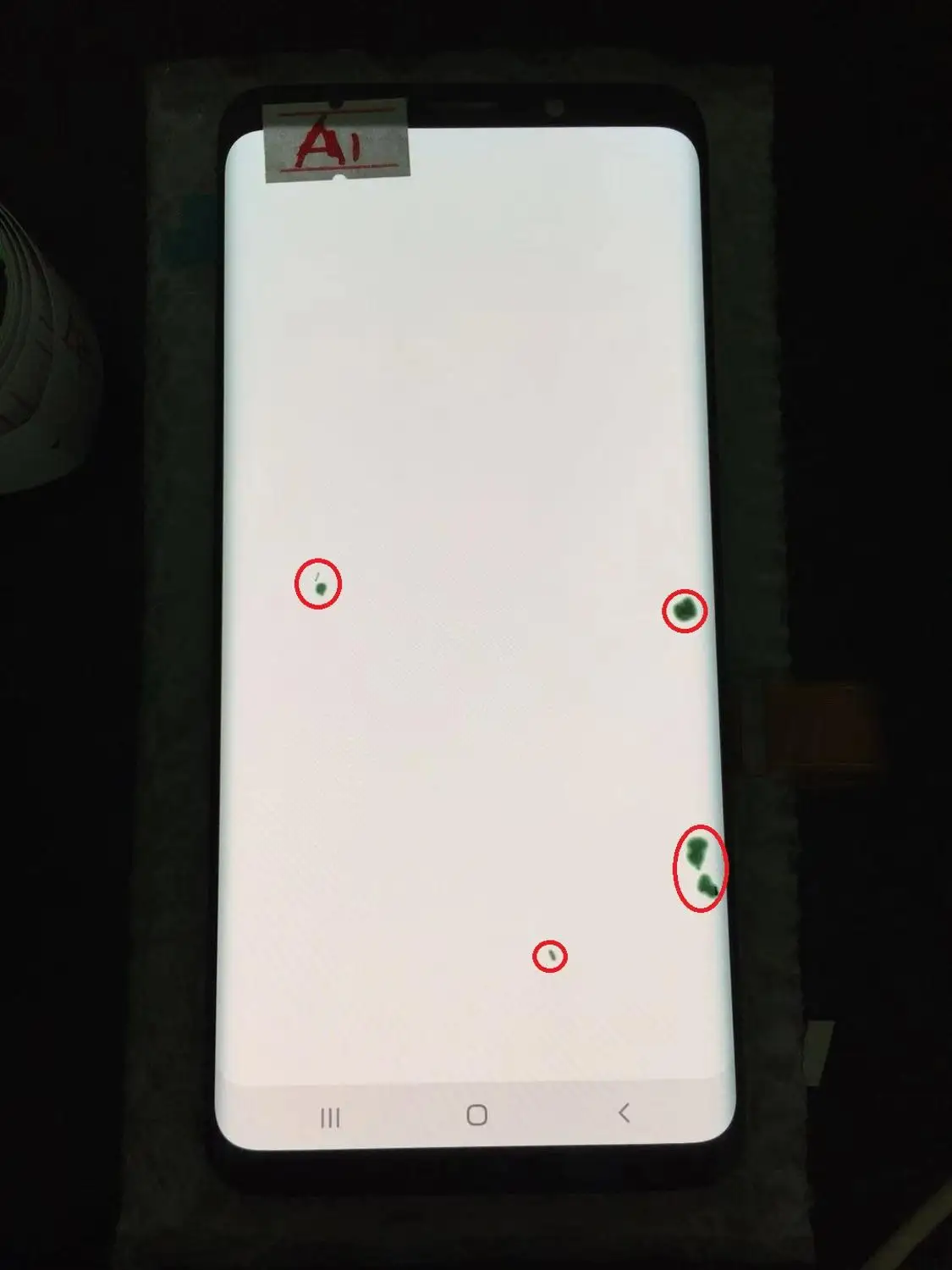 NO.A1 AMOLED Замена для SAMSUNG Galaxy S9 PLUS ЖК сенсорный экран дигитайзер без рамки G965 дисплей - Цвет: NO.A1