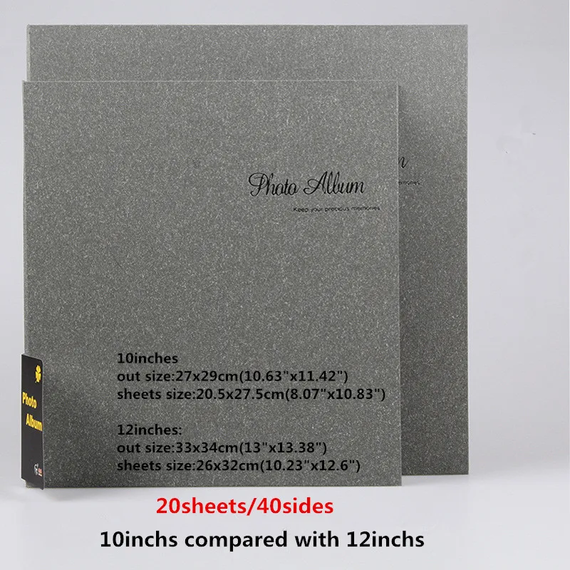 10 & 12 дюймов Сделай Сам липкий полириод фотоальбом свободная пленка PP 1 200