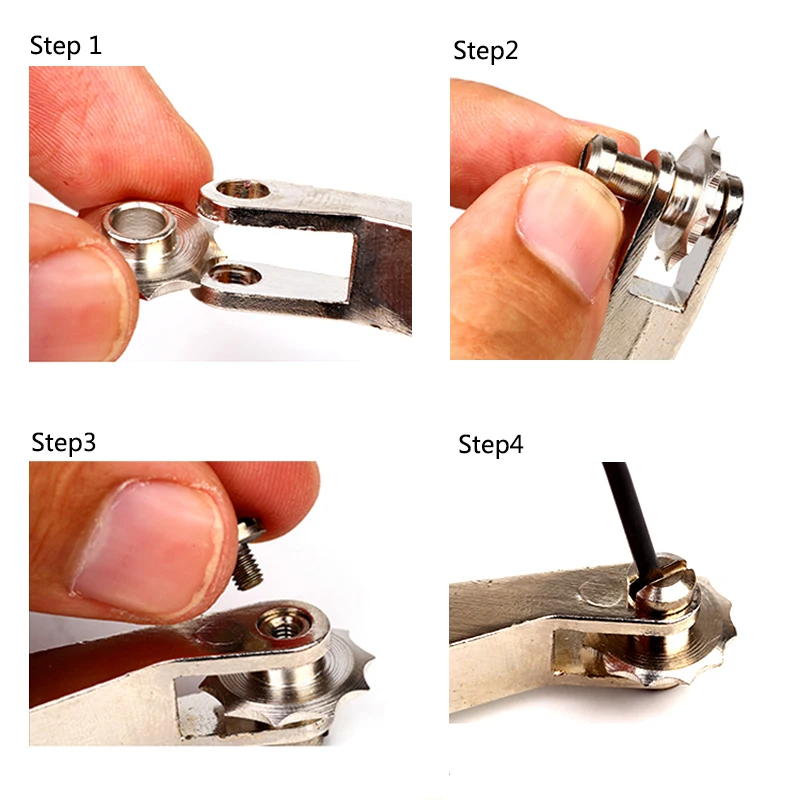 MIUSIE кожаные инструменты для рукоделия Американский интервал колеса пробивая с 4