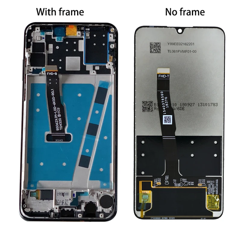 Для Huawei P30 Lite ЖК дисплей кодирующий преобразователь сенсорного экрана в сборе