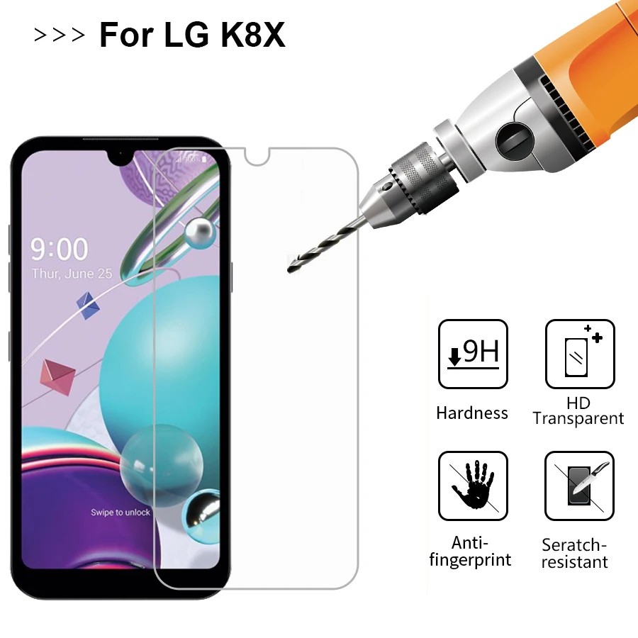 

2 шт. закаленное Стекло для LG K8X Экран протектор 9D защитный Стекло для ручек на выбор, хрустальные LG K8X K8 X K 8X LM-K300UM мобильный телефон защитная п...