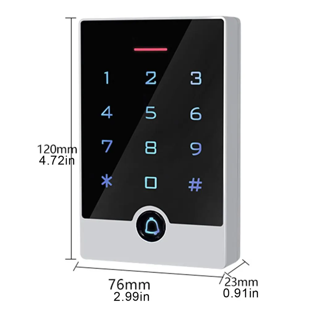 

T6 Non-waterproof Touch Metal Access Control Standalone Machine Biometric Electronic Door Lock Access Control Machine