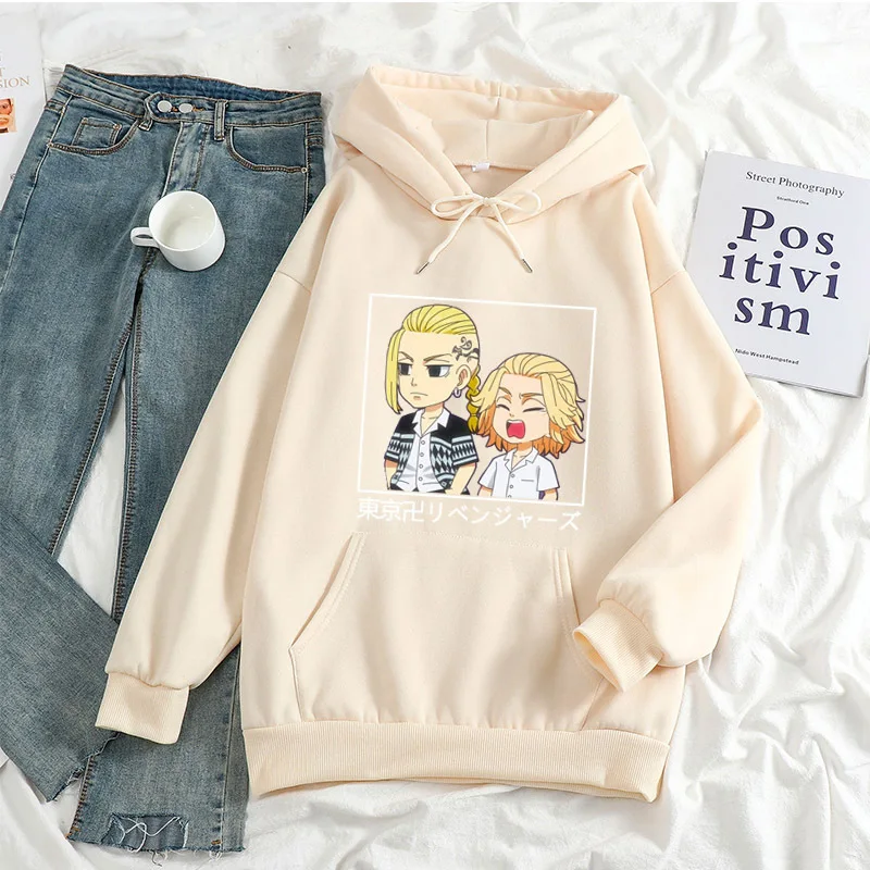 

Men's Sweatshirt Anime Harajuku Oversized Personality Trend Hoodie Women's Wild Casual Street Winter Unisex Hoodie