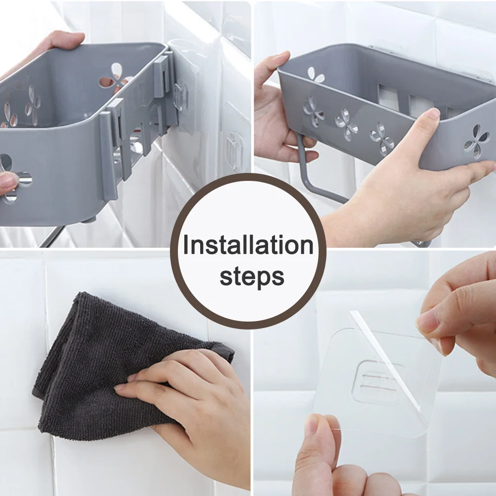 Кухня ванная комната настенные стеллажи для хранения угловая губка держатель