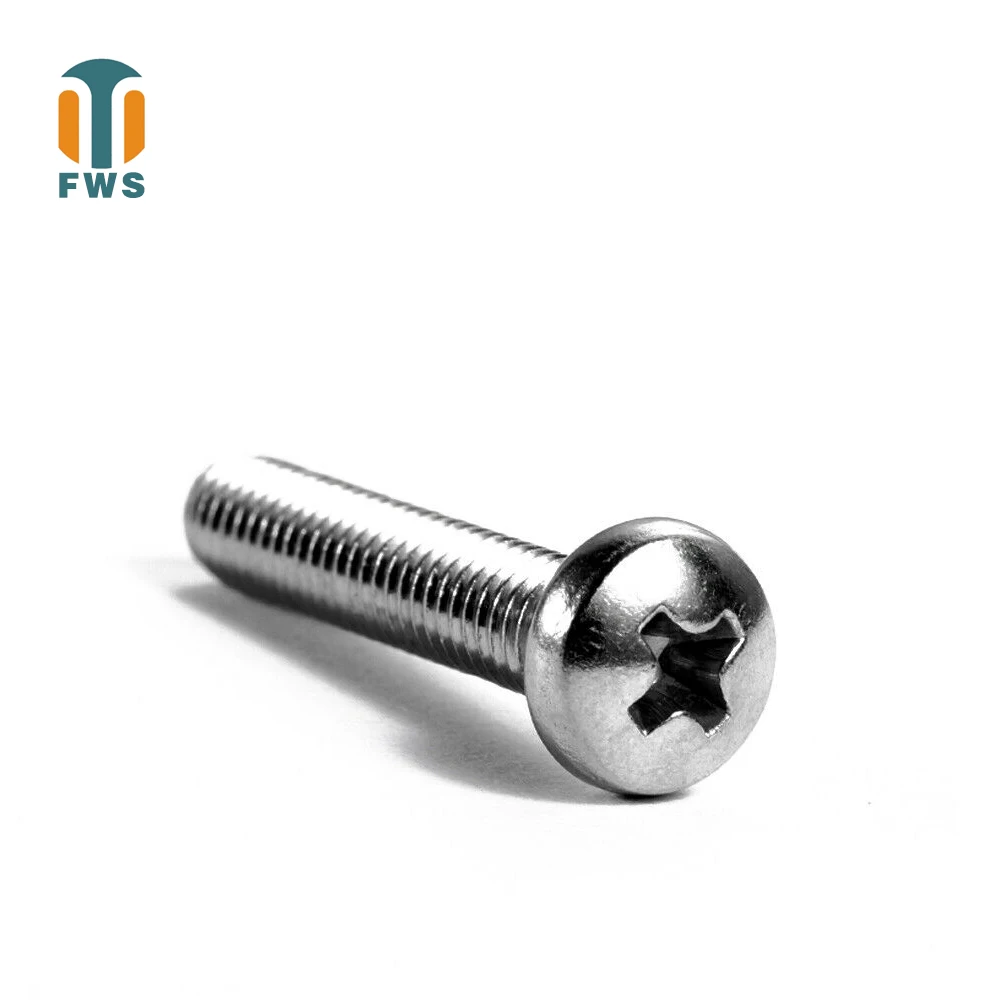 10pcs DIN ISO 7045 GB818 316 A4-70 Stainless Steel Cross Recessed Pan Head Screws Phillips 10Pcs | Обустройство дома