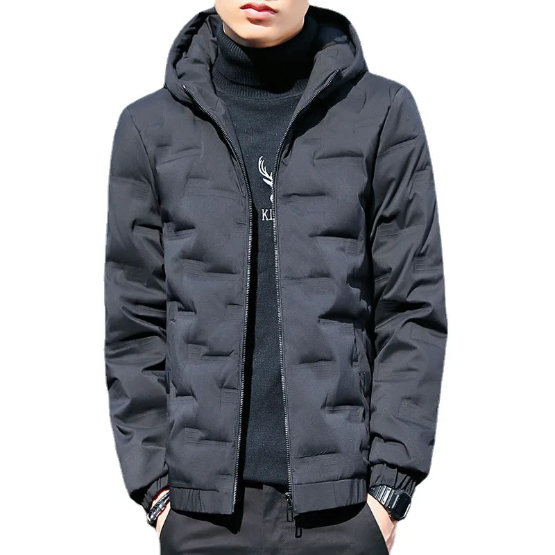 2022 Men's Winter Down Jacket Cotton Parkas Man Warm Silk Thickened Hooded Men's  Jacket Coat Mens Clothing