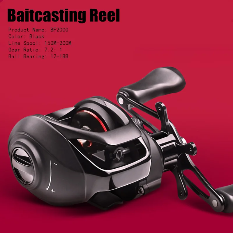 Высокоскоростная катушка для заброса приманки BF2000 передаточное число 7 2: 1 12 +
