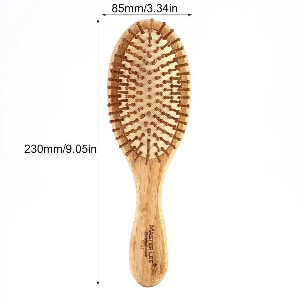 

High quality Comb bamboo Airbag massage health care comb carbonized solid wood bamboo cushion anti-static hair combs travel