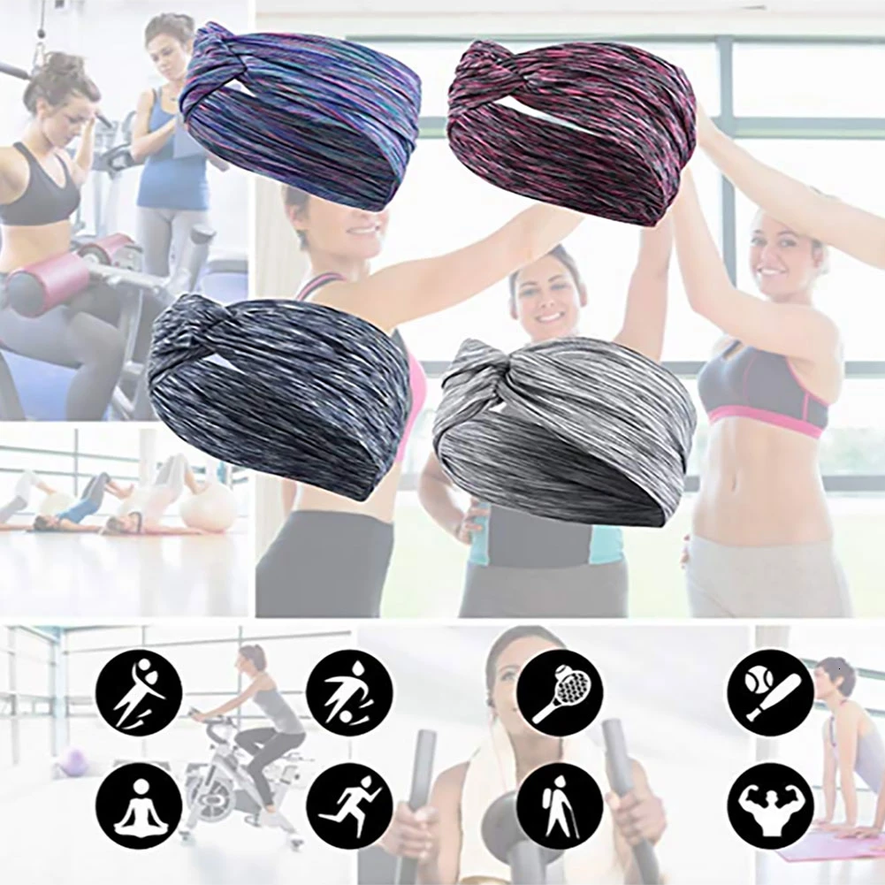 Женские аксессуары для йоги повязка волос фитнеса Легкая удобная эластичная
