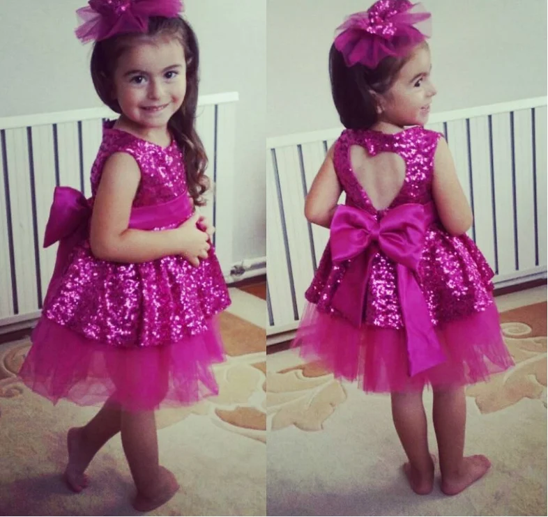 Милое розово-красное бальное платье платья для девочек детское праздвечерние