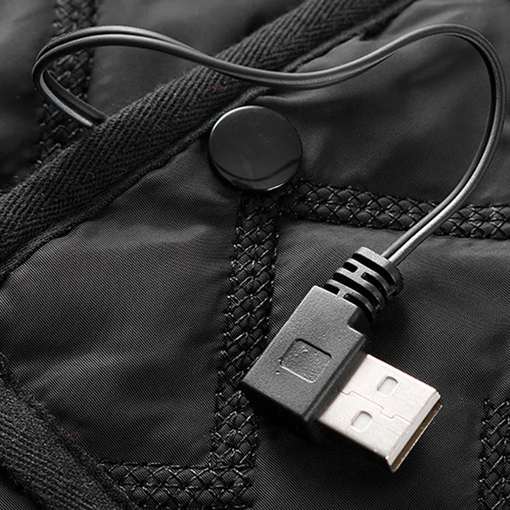 

Men Women Outdoor USB Infrared Heating Vest Flexible Electric Thermal Winter Warm Jacket Clothing For Sports Hiking Riding Vest