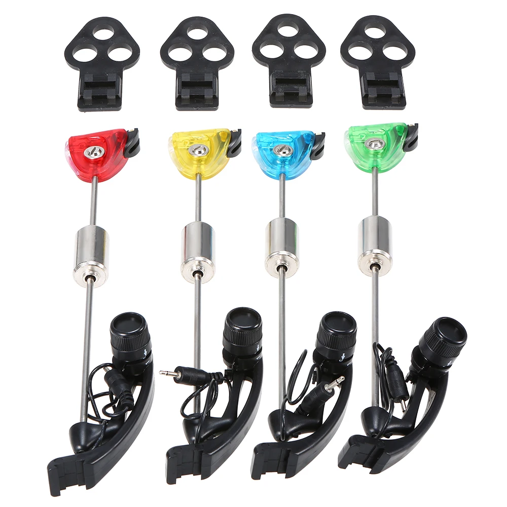 Lixada Fshing сигнализатор поклевки для ловли карпа свингеры со светодиодный ным