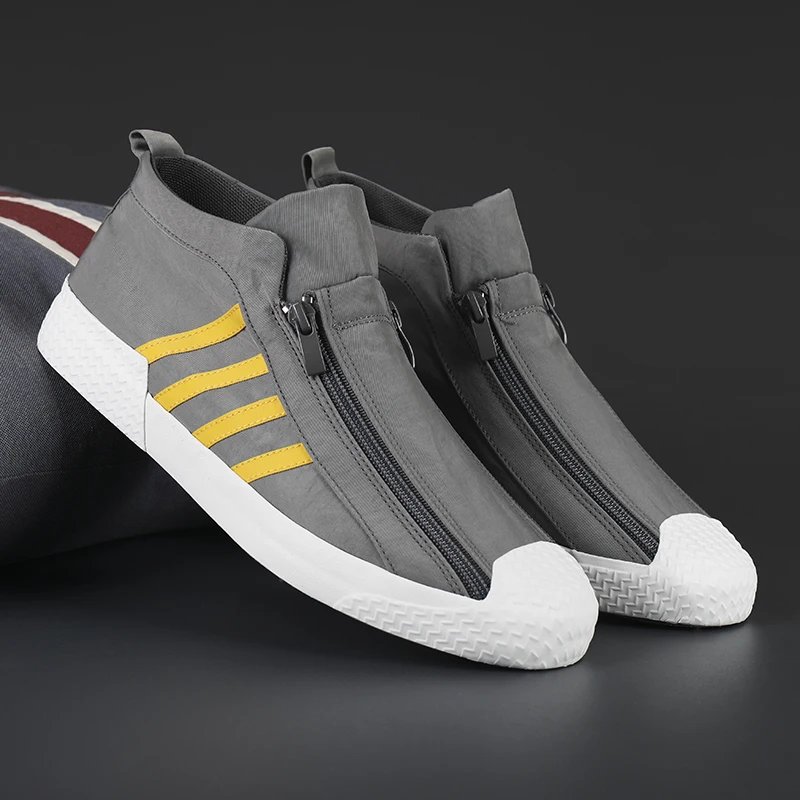 

Trend Spotting New Products Hot Style Men's Casual Shoes Man Leather Flat Sneakers Lace-Up Low-Top Leisure Shoes Pleated Fashion