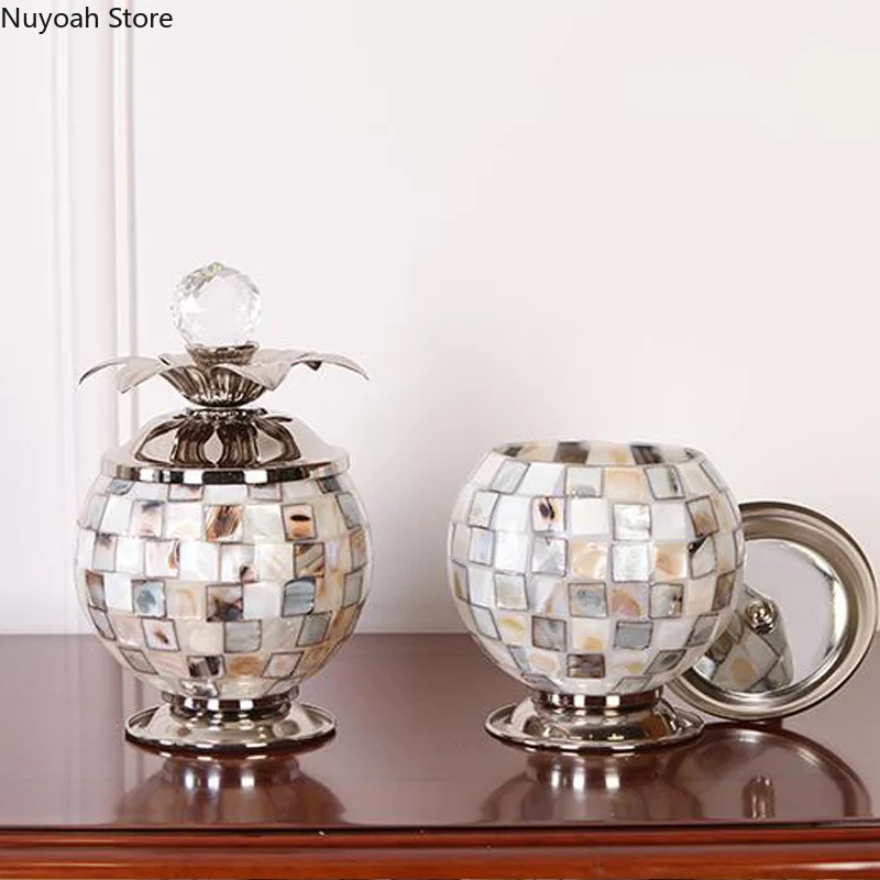 

American Classic Storage Tank Decoration Creative Crafts Decoration Household Storage Box Living Room Decoration Accessories