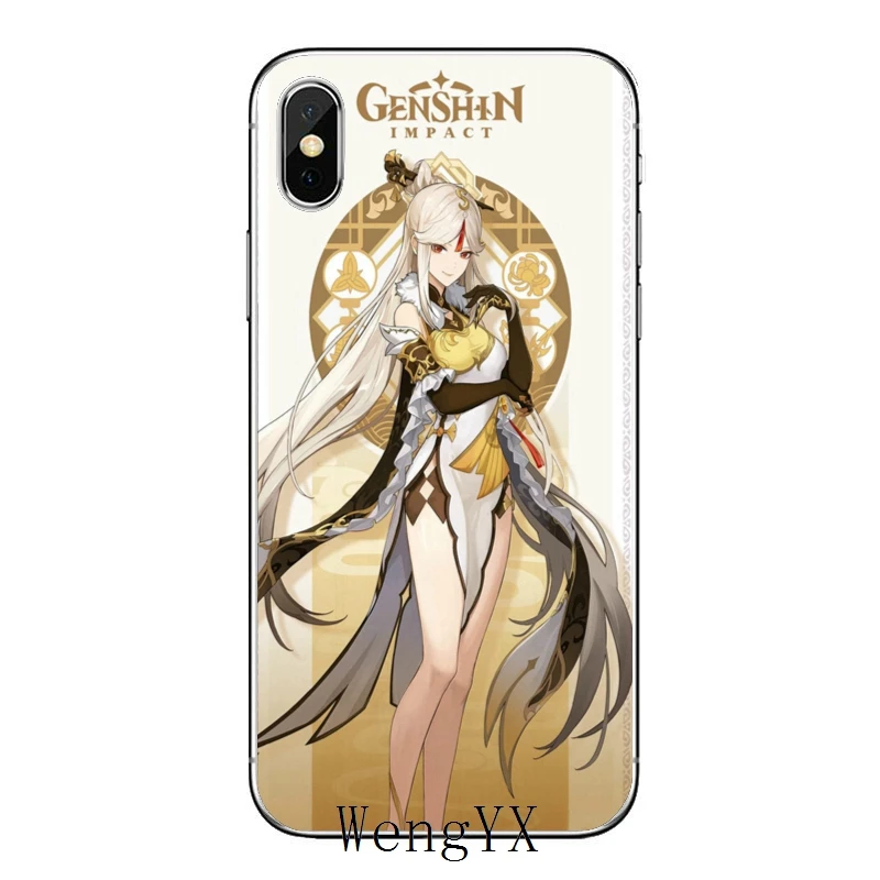 Game Genshin impact Liquid Accessories Phone Case For Xiaomi Redmi 7 7A K20 6 6A 5A 4A 4X 5 Plus S2 Note 8 4 Pro | Мобильные