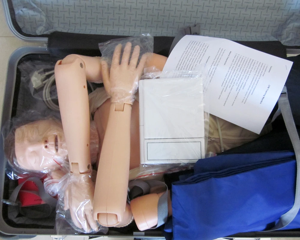 Flexible Joint CPR Training Manikin Full Body LCD Monitor Voice Resuscitation First Aid Dummy | Канцтовары для офиса и дома