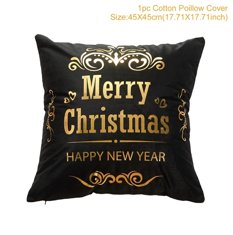 pillow case 6 Noel Рождественское украшение для рождественские украшения для дома деревянная подвеска Рождественский Декор рождественские воздушные шары - Цвет: pillow case 6
