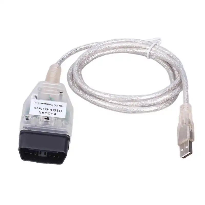 Car Diagnostic Tool Cable K+DCAN OBD2 USB Interface with Switch Replacement for Series 1 E81 E82 E83 E87 E88 2004‑2011 |