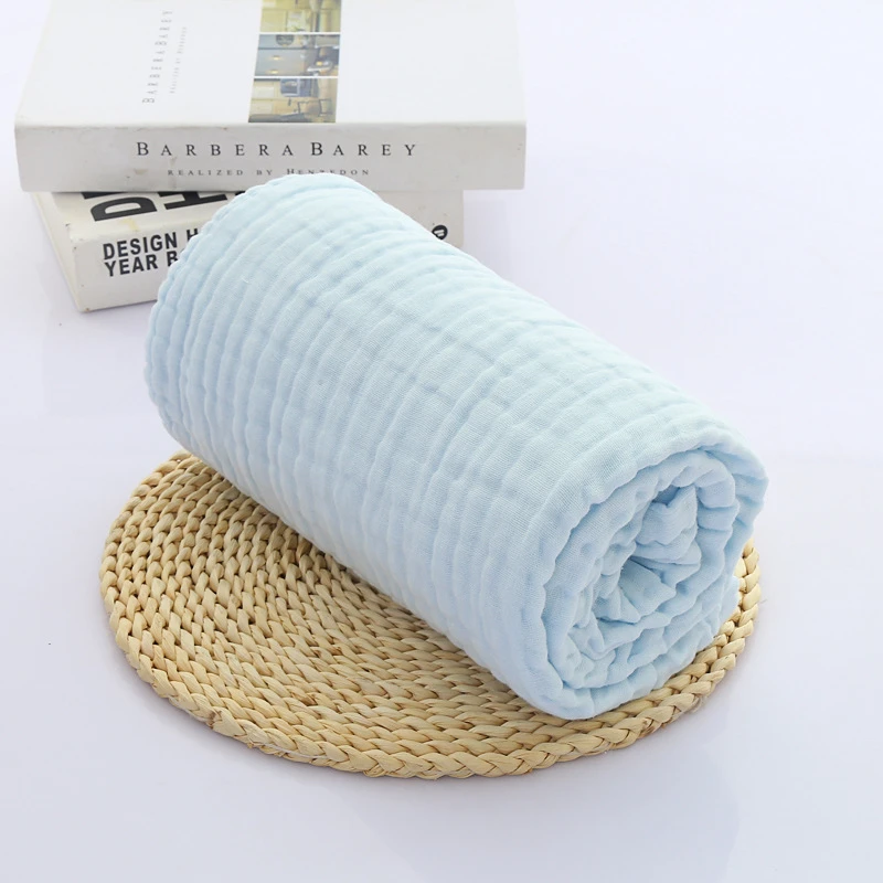 Шестислойное детское банное полотенце мягкое газовое слюнявчик для младенцев