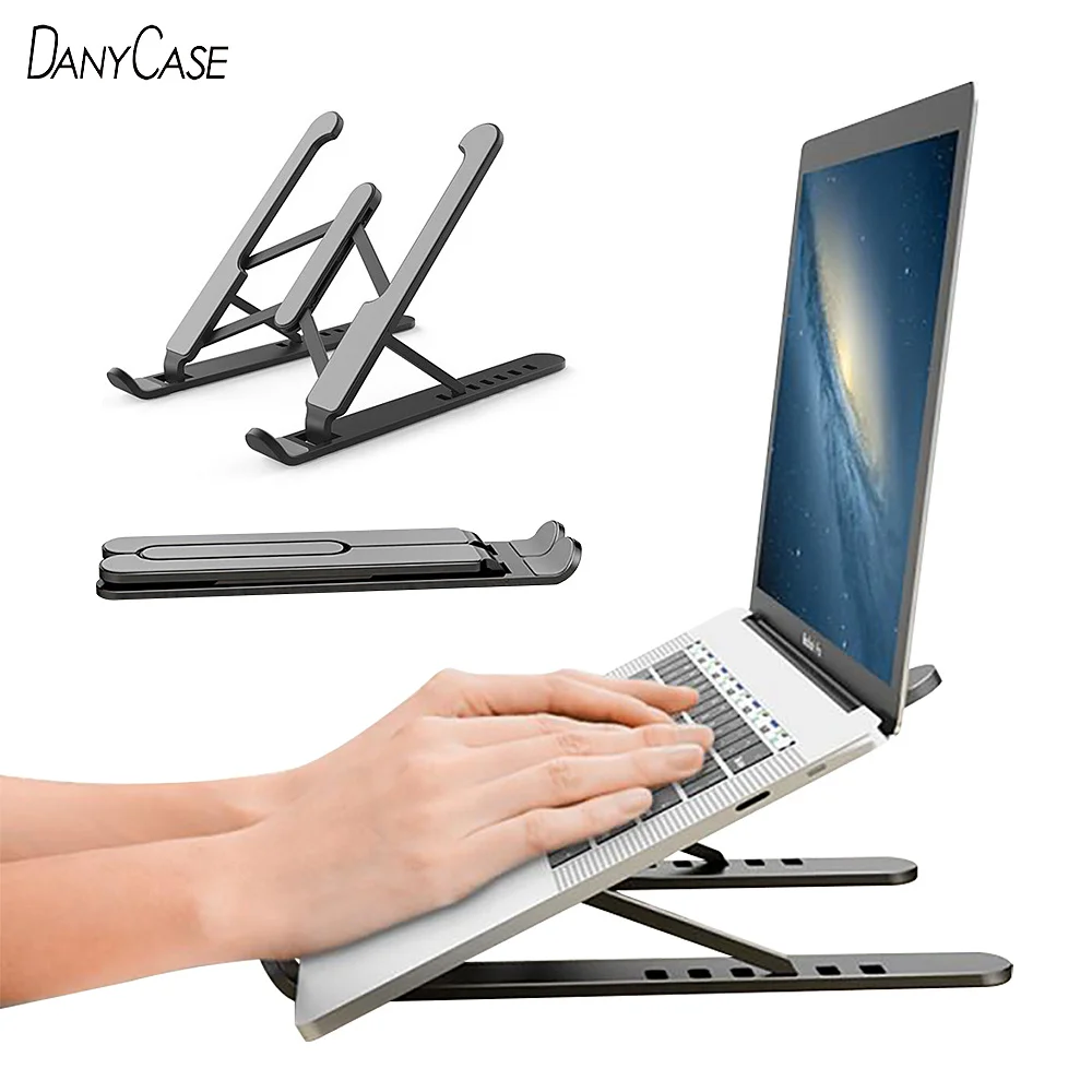 

Portable Laptop Stand Foldable Support Base Notebook Stand For Macbook Pro Lapdesk Computer Laptop Holder Cooling Bracket Riser