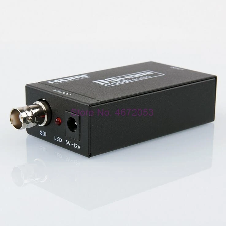 Преобразователь скалер 10шт./лот HDMI в SDI адаптер 1080P MINI 3G с коаксиальным