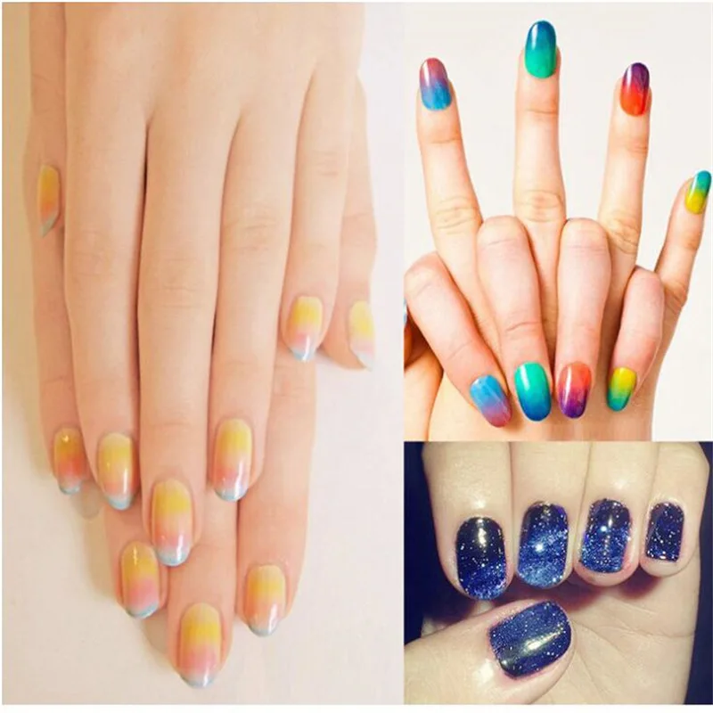 16 шт. мягкие треугольные штампы для дизайна ногтей | Красота и здоровье