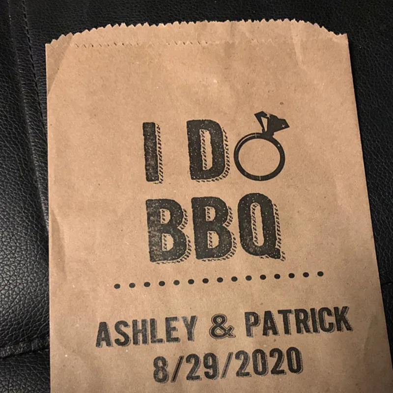 

Custom Utensil Holders For Wedding or Engagement Barbeque Favor Bags,I Do BBQ,Barn Wedding,Rustic Wedding Decor,party,Engagement