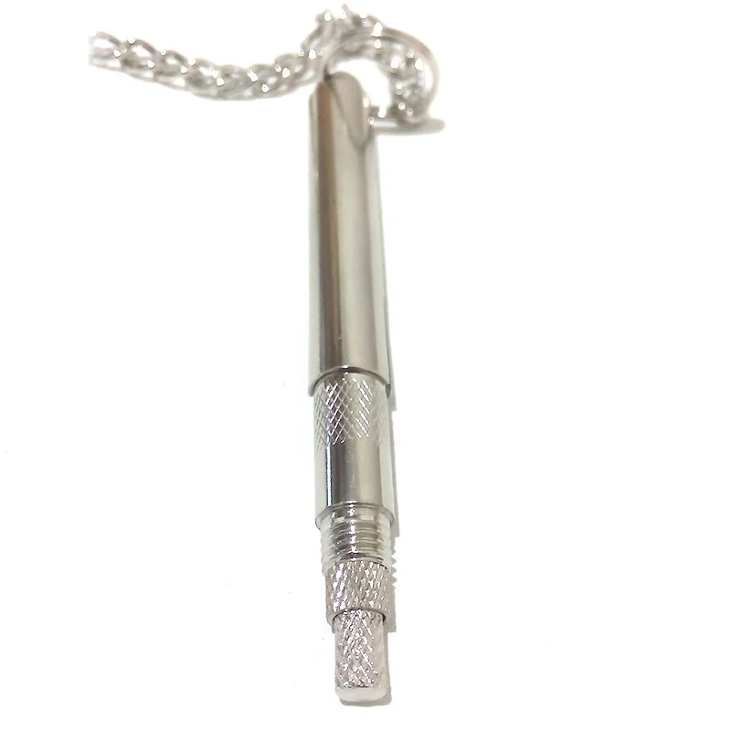 Длинный латунный ультразвуковой свист для собак регулируемый звуковой стоп лай