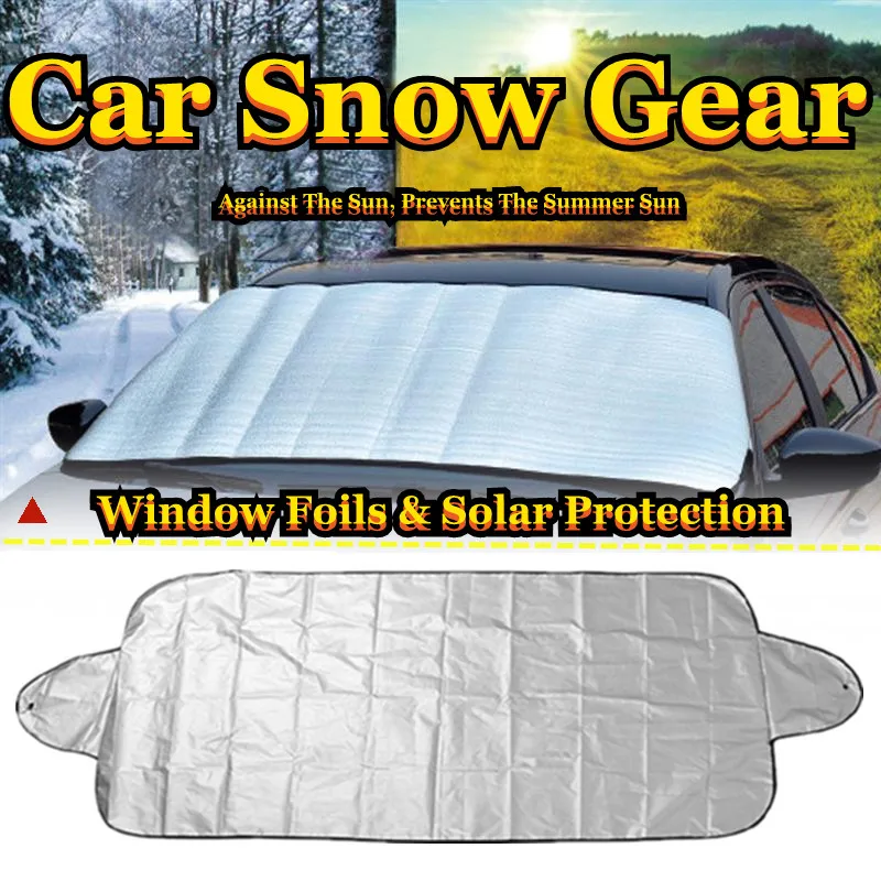 Покрытие автомобиля внешние блокирует снег катание на коньках протектор козырек