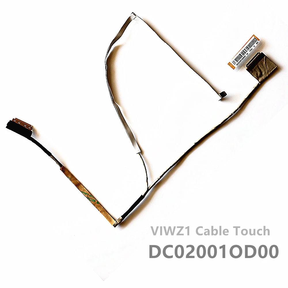 

New Lcd Cable For Lenovo Ideapad P400 Z400 Lcd Lvds Cable VIWZ1 DC02001OD00 With Touch