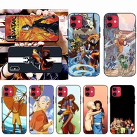 hpchcjhm avatar the last airbender black tpu soft phone case for iphone 11 pro xs max 8 7 6 6s plus x 5s se 2020 xr case
