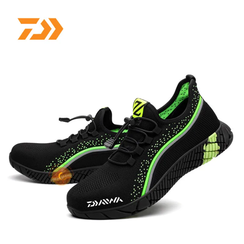 

2021 New Daiwa Men's Waterproof Fishing Shoes Breathable and Anti-puncture Shoes Mountaineering Non-slip Wear-resistant Shoes