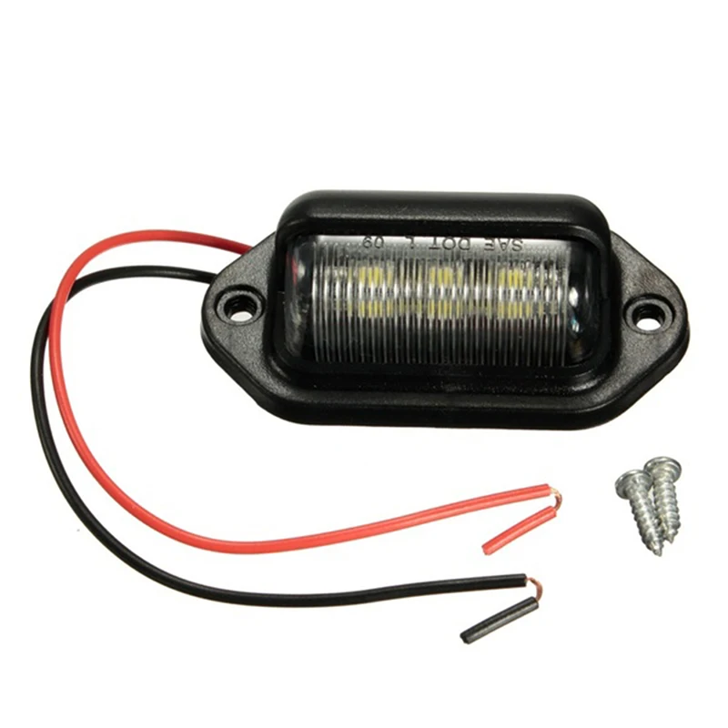 1 шт. подсветильник ка для номерного знака 6 светодиодов | Автомобили и мотоциклы