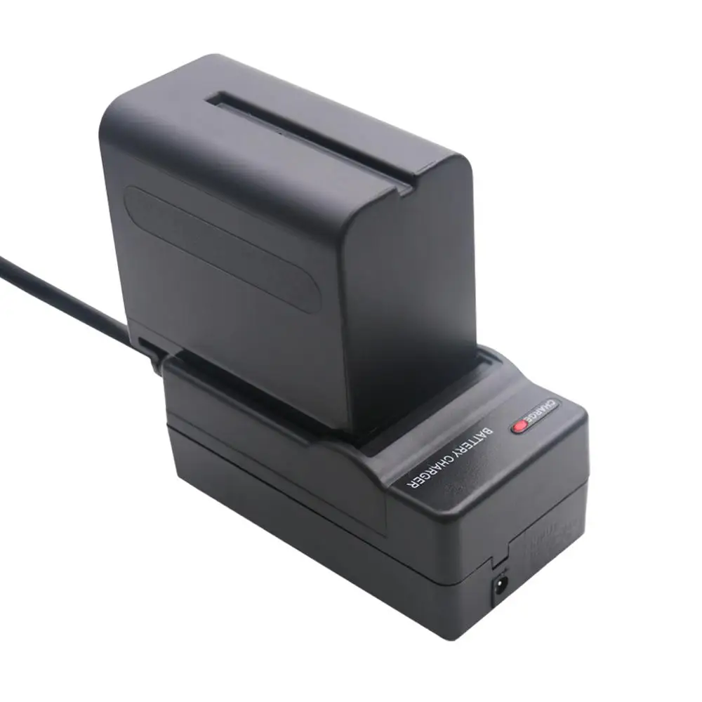 1 шт. 7,4 V 7900 мА/ч, NP-F960 NP-F970 NP F960 F970 F950 Батарея+ светодиодный одинарный Зарядное устройство для sony PLM-100 CCD-TRV35 MVC-FD91 MC1500C