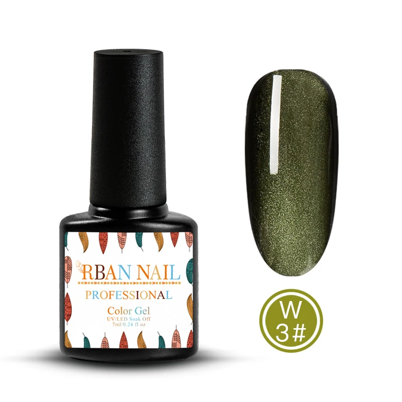 RBAN NAIL УФ Гель-лак для ногтей волшебный Звездный Гель-лак для ногтей с эффектом «кошачий глаз» лак Магнитный голографический УФ замачиваемый стойкий Гель-лак - Цвет: K1237