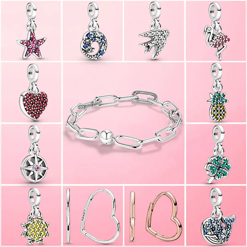 Кулон женский из серебра 925 пробы в виде четырехлистного клевера с надписью My