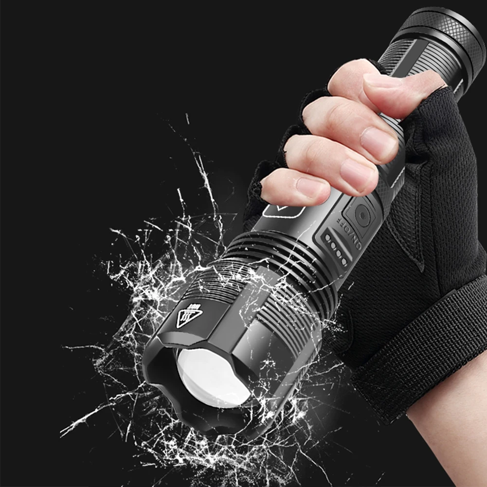 

XHP50 most powerful flashlight 5 Modes USB charging Zoomable led torch18650 battery Best Camping, Outdoor