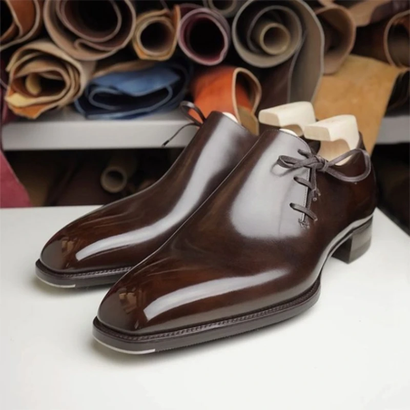 

Oxfords Shoes Derby Lace PU Leather Classic Comfortable Men Shoes Dress Sapatos Para Hombre Chaussures Pour Hommes Office KZ339