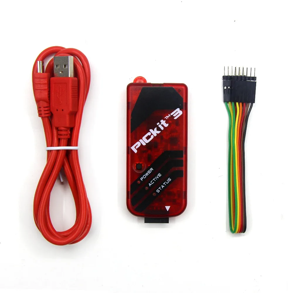 1 шт. PICKIT3 PIC KIT3 PICKIT 3 программист офлайн Программирование PIC чип микроконтроллера Монополия+ PIC программист гнездо адаптера