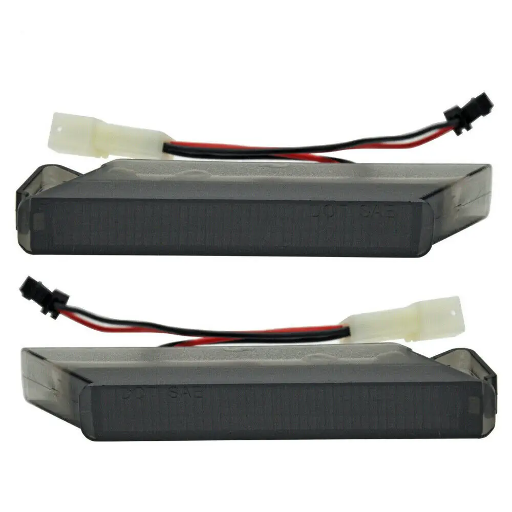 Янтарный светодиодный светильник бокового зеркала для 04-14 Ford F-150 10-14 Raptor Smoke Turn Signal