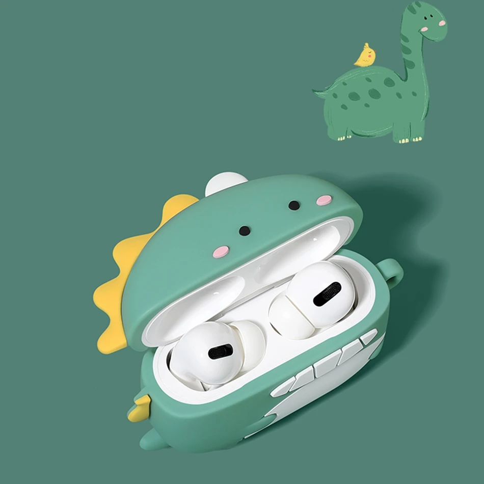 Фото 3D чехол для наушников Airpods pro 2 3, силиконовый чехол с милыми рисунками собаки, свиньи, чехол для Apple Air pods, Bluetooth наушники, чехол для наушников №5