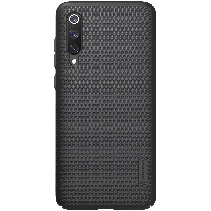 NILLKIN для Xiaomi mi 9 чехол mi 9 mi 9 SE Lite чехол матовый щит Жесткий PC задняя крышка чехол для Xiaomi mi 9 Pro 5G - Цвет: Black